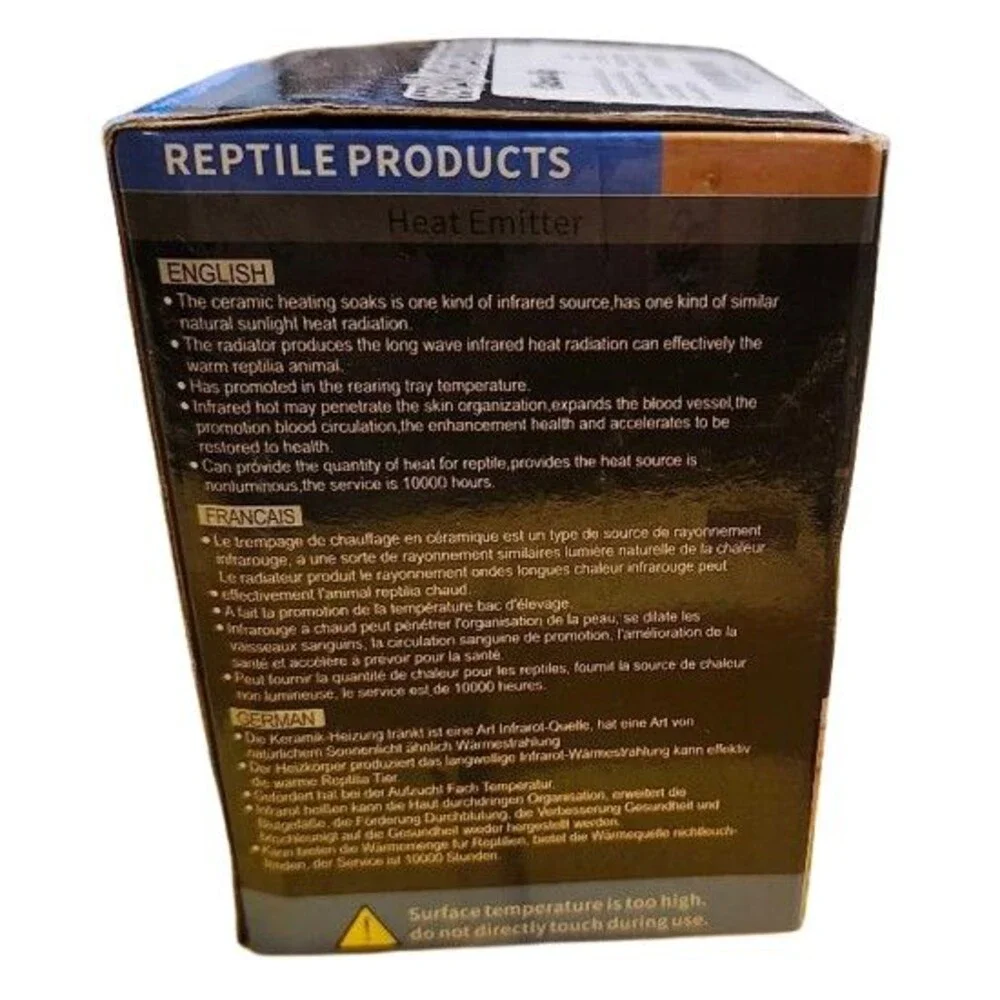 T9 Ceramic Heat Emitter 150W Reptile Chicken Heat Lamp Bulb 110-120V